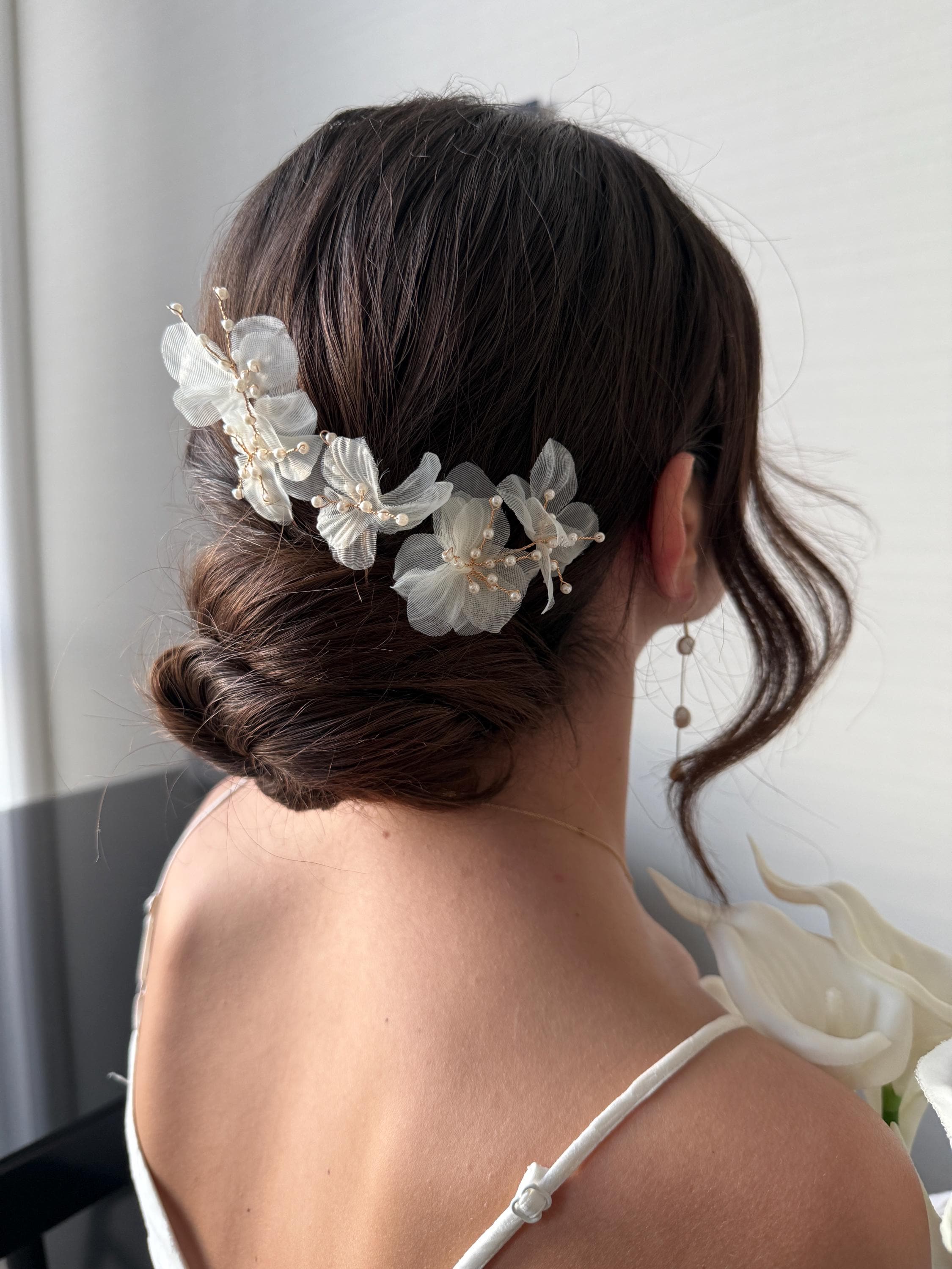 Lot De 6 Pics à Cheveux Mariage - Ivoire/crème Avec Perles, Pas Cher