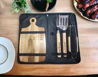 CUSTOM 4 Piece BBQ / Grill Set