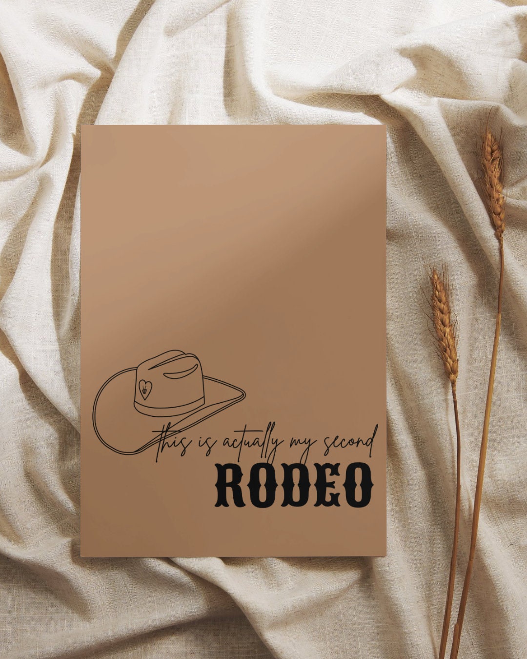 My Second Rodeo Sticker This is Actually My Second Rodeo Digital Art Download - Etsy
