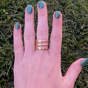 Gold Spoon Ring | Spoon Jewelry | Antique Vintage Ring | Silverware Jewelry | Boho Ring | Unique Spoon Ring | Gold Ring | Floral Ring