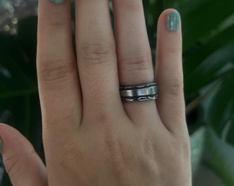 Silver Spoon Ring | Spoon Jewelry | Antique Vintage Ring | Silverware Jewelry | Boho Ring