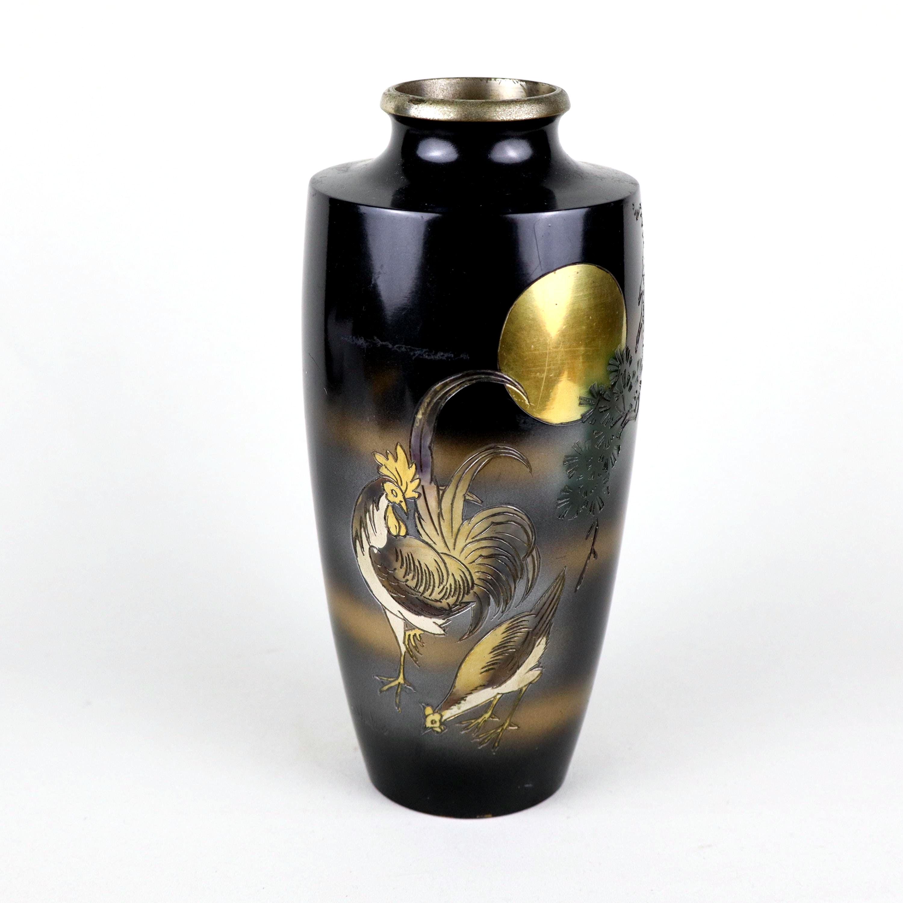 Antique Japanese Moon Vase - Etsy