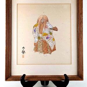 Kōgyo Tsukioka Honderd Noh speelt met Shojōmidare- of Midare-houtsnede. Lees de staat: