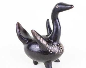 Barro Negro Bird Bank, zwart gepolijste klei, Oaxaca, Mexico