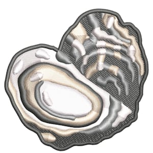 Austern Stickdatei, Austern Stickdatei, Muscheln Stickdatei, Muscheln Stickdatei, Muscheln Stickdatei