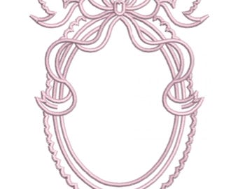 Motif de broderie grand millénaire, motifs de broderie numériques, téléchargement immédiat, écusson noeud Coquette, PST DES
