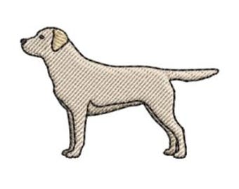 Bordado a máquina de Labrador Retriever, diseño de bordado de Labrador Retriever, archivo de bordado de perro, descarga instantánea, PES DST EMB