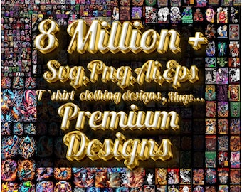 Mega SVG Bundle, T-Shirt Designs, Cricut Silhouette Cut Files (Digital Download)