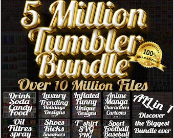 5 Million+ PNG SVG Mega Bundle, Characters, Superheroes, Cartoons (Digital Download)