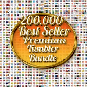 Mega Bundle Tumbler Wrap Sublimation, Best Seller Tumbler Wrap Bundle, Google Drive Access, 20oz Tumbler, Can Glass PNG Design Digital PNG