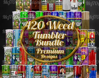 420 Weed Cereal Tumbler Wraps Bundle, Stoner PNG (Digital File)