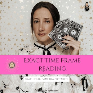 Lettura del lasso di tempo esatto, quando accadrà? Quanto presto? Previsioni sui tempi, lettura delle carte dei tarocchi, lettura dei tarocchi dell'amore psichico, lettura del medium