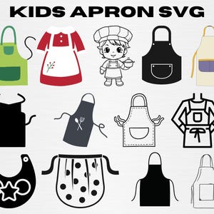apron svg,  Kids apron svg ,Chef SVG, Cook Svg, Kitchen SVG, Cooking Svg, Apron Cut File, Cooking clipart, Kitchen Apron Svg, Apron Png