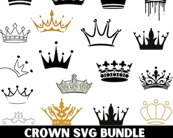 Royal Crown SVG File, King Crown SVG, Queen Crown SVG, Princess Tiara Svg, File For Cricut, For Silhouette, Cut File, Png, Svg