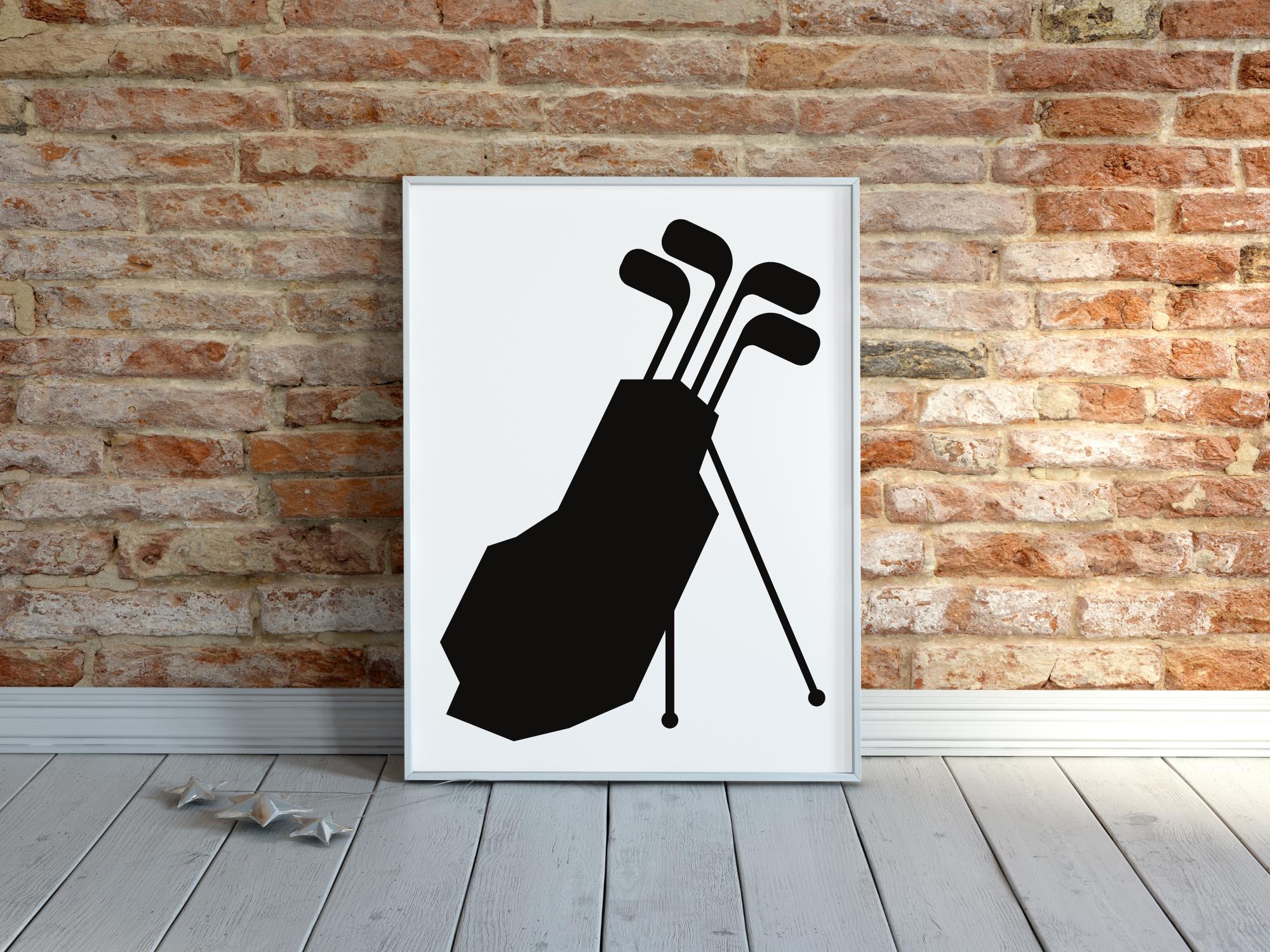 Golf Svg ,golf Clipart, Golf Split Monogram Svg, Golf Name Frame Svg ...