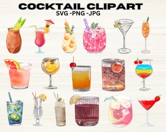 Cocktail SVG ,Cocktail Clipart ,Cocktail SVG Bundle, Cocktail PNG Bundle, Alcohol Svg ,Drink Svg ,Shot Glass Svg, Cocktail Svg Cut Cricut