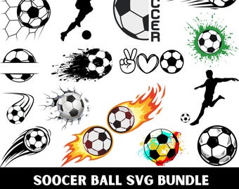 Soccer Svg Bundle, Soccer Ball Monogram Svg, Soccer Designs, Soccer Team Svg, Soccer Ball Svg, Cut File For Cricut, Silhouette, Png