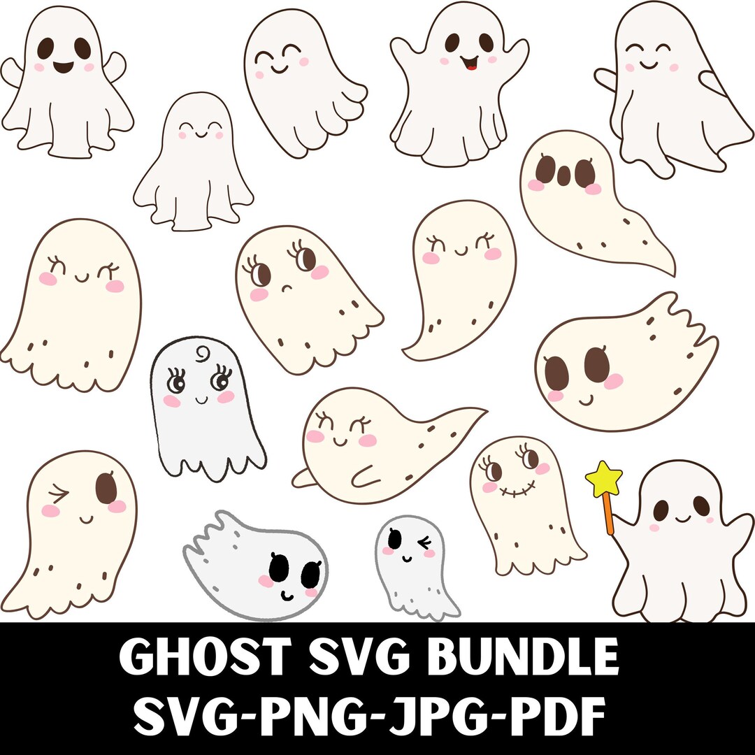Ghost Using Computer Svg GHOST SVG, Halloween Svg, Ghosts Svg, Ghost Svg Bundle, Ghost Clipart ...