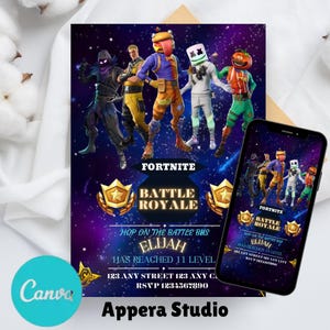 Gamer Einladung, Gamer Geburtstag, Gamer Printable, Gamer Digital, Gamer Party, Geburtstagseinladung, Gamer Karte, Gamer Video-Einladung