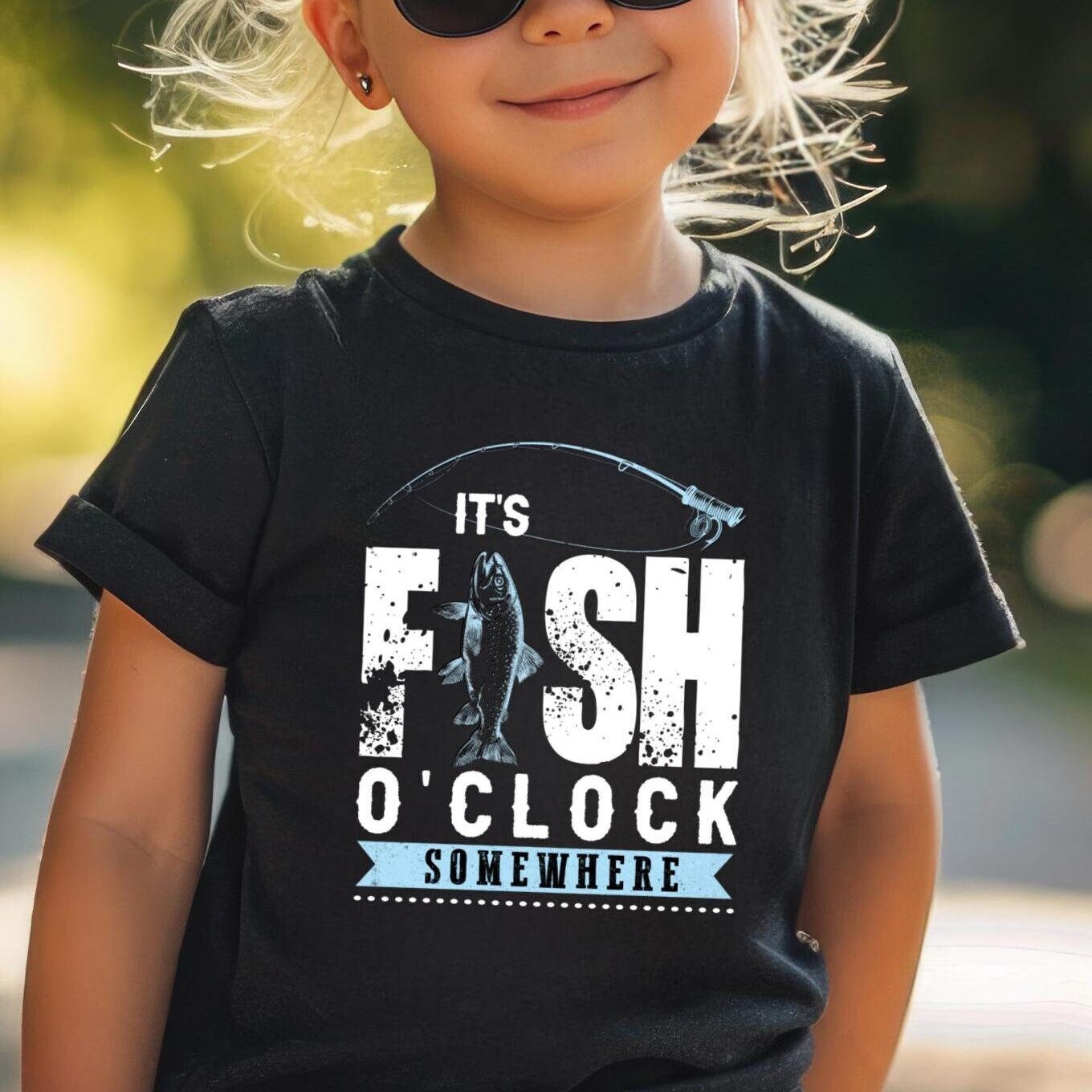 It's Fish O'clock Somewhere-Funny Fishing T-Shirt It's Fish O'clock Somewhere-Funny Fishing T-Shirt