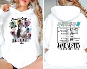 Jane Austen Gift Pride and Prejudice Y2K Shirt Swift Era Tour T-shirt Bookish Dark Academia Clothing Reading Shirt Downtown Girl Taylor Tees