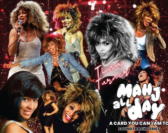 Tina Turner Alternative Mahjong Playing Card (4 Pack)