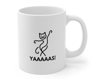 Kubek Yaaaaas Cat 11 uncji