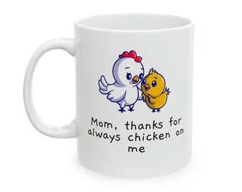 Chicken Love Mug, Mothers day mug, gifts for mom, coffee cups, coffee mugs