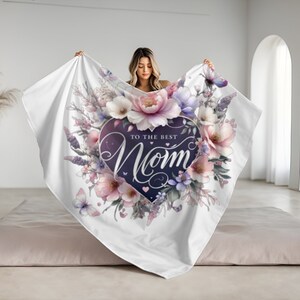 To the Best Mom Soft Polyester Blanket