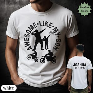 Awesome Like My Son T-Shirt, Unisex Family Tee, Dad Son Matching Shirt, Personalized Gift, Casual Stylish Wear