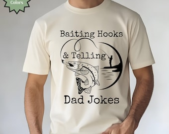 Comfort Colors Fishing T-Shirt: Dad Joke Humor Tee