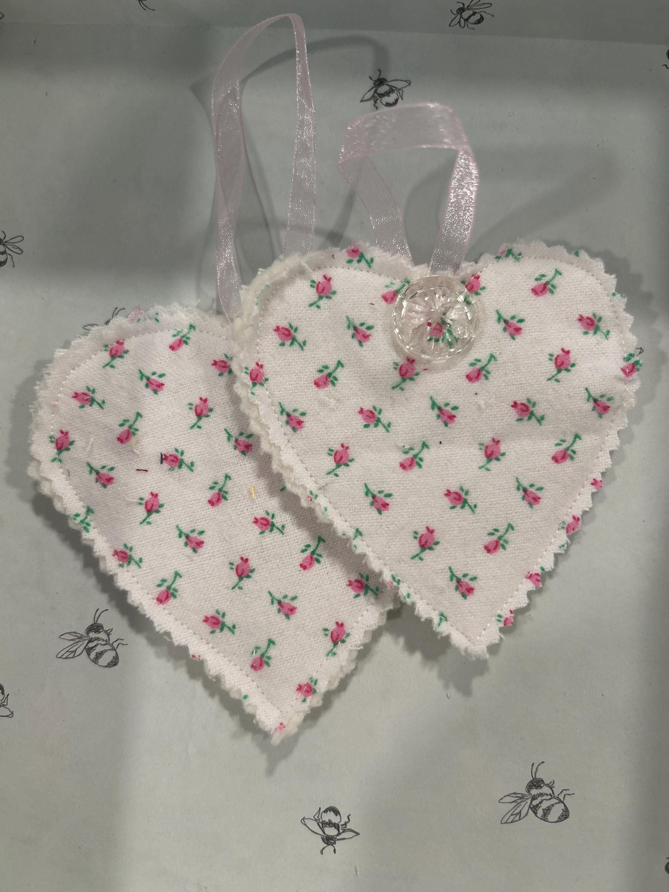 Quilted Luggage - Hearts