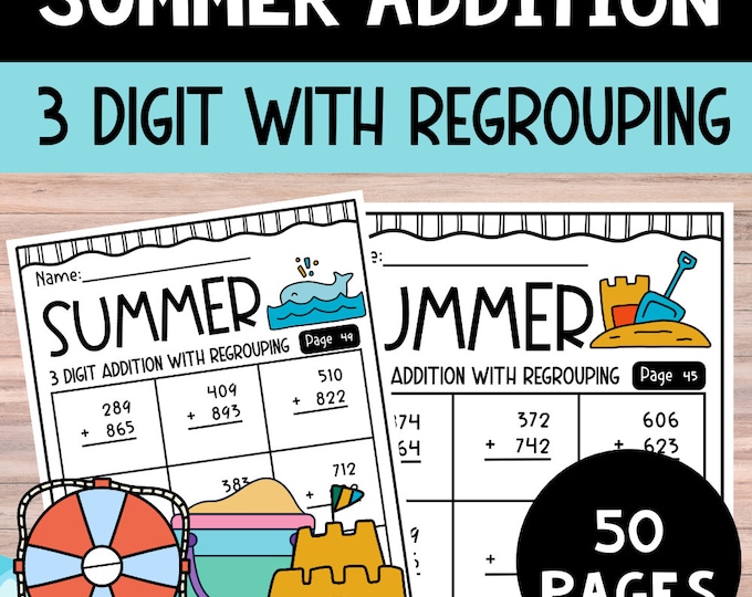 Two Digit Addition Without Regrouping Worksheets - Etsy Canada