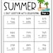 SUMMER 3 Digit Addition WITH and WITHOUT Regrouping Worksheets - Etsy