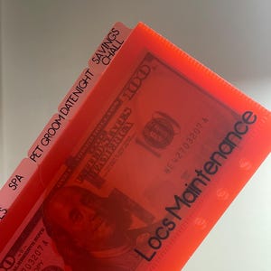 A6 Double Pocket Tabbed Cash Envelopes (6 pack)