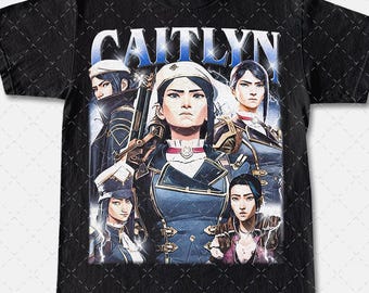 Vintage 90s Caitlyn Kiramman Arcane T-Shirt: Unisex Graphic Tee