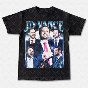 Begrenztes JD Vance T-Shirt, JD Vance T-Shirt, Tv-Serie Unisex T-Shirt, Retro TV-Show Merch, Grafik-T-Shirt, Popkultur-Shirt
