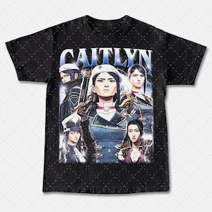 Begrenztes Caitlyn Kiramman Arcane T-Shirt, Arkanes T-Shirt, Unisex T-Shirt, Arcane Merch, Grafik-T-Shirt, Popkultur-Shirt