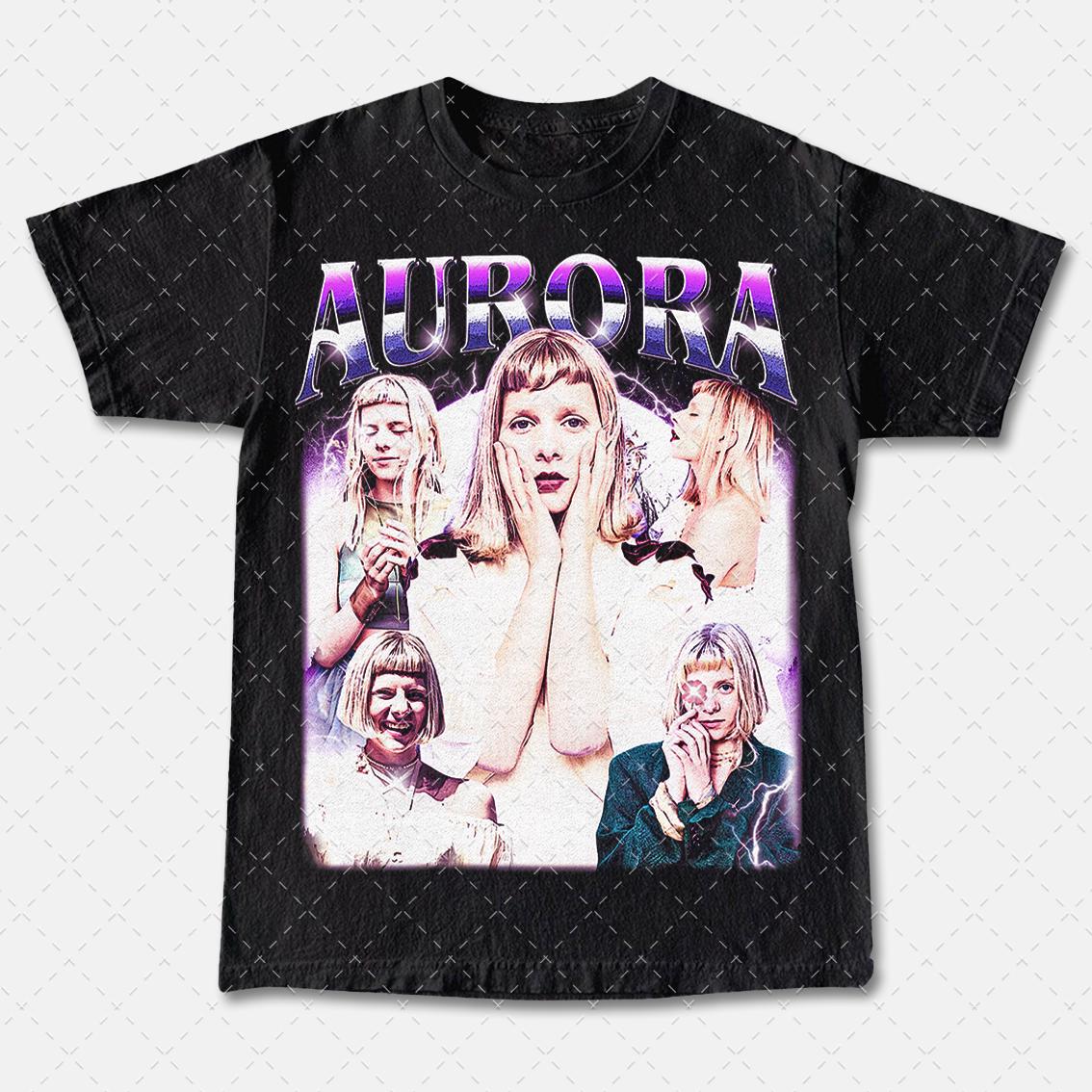 Limited Aurora Tee, Music T-shirt, Unisex T-Shirt, Retro TV Show Merch, Graphic Tee, Pop Culture Shirt