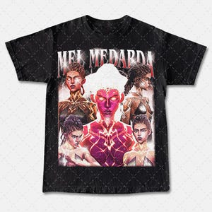 Begrenztes Mel Medarda Arcane T-Shirt, Arcane T-Shirt, Unisex T-Shirt, Retro TV-Show Merch, Grafik-T-Shirt, Popkultur-Shirt
