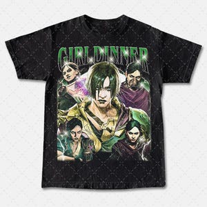 Limited Sevika Girl Dinner Tee, Sevika T-shirt, Unisex T-Shirt, Arcane Merch, Graphic Tee, Pop Culture Shirt