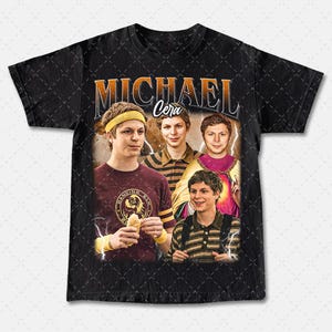 Limited Michael Cera-T-shirt, Michael Cera T-shirt, T-shirt uniseks, retro tv-show merchandise, graphic tee, popcultuurshirt