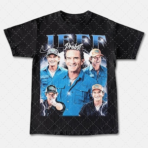 Limited Jeff Probst Tee, Jeff Probst T-shirt, Unisex T-Shirt, Retro TV Show Merch, Graphic Tee, Pop Culture Shirt