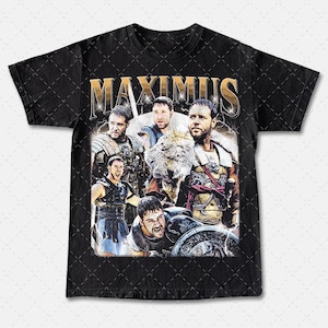 Limited Maximus Gladiator Tee, Russell Crowe T-shirt, Unisex T-Shirt, Retro TV Show Merch, Graphic Tee, Pop Culture Shirt