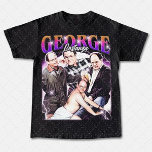 Limited George Costanza-shirt, grappig T-shirt, uniseks T-shirt, retro tv-showmerchandise, grafisch T-shirt, popcultuurshirt