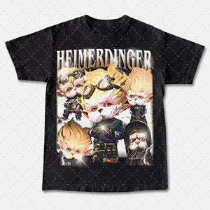 Limited Heimerdinger Arcane Tee, Arcane T-shirt, Unisex T-Shirt, Retro TV Show Merch, Graphic Tee, Pop Culture Shirt