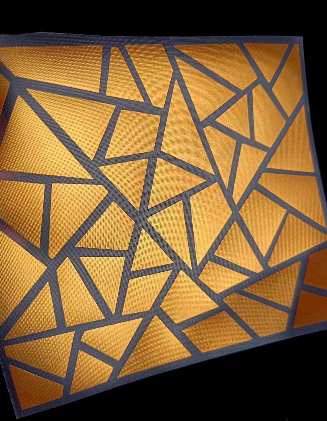 Triangle Math Stickers Gold Triangles Decals, Geometry Metallic Sparkles Stickers - Etsy