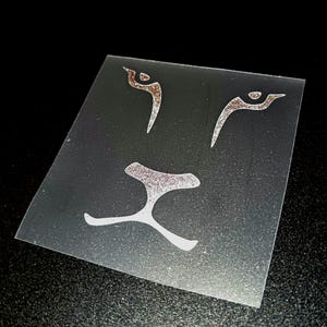 Reflective Puma Face Decals, Puma&#39;s Gaze Sticker, Bicycle, Car, Helmets, Bike Decals