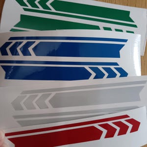 Reflective Arrows & Stripes Decals: Bicycle, Helmet, Car Stickers