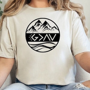 God is Greater than the Highs and Lows Inspirational T-Shirt Religious Christian Shirt God Shirt Church Gift Faith Tee Bible Verse